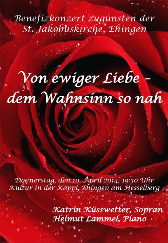 Poster 'Von ewiger Liebe - dem Wahnsinn so nah'